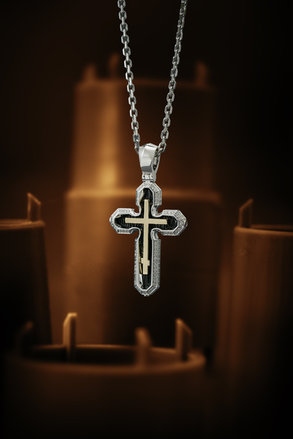 Подвеска "Хранитель 2", pendant, white-gold, с diamond, GRIGOF