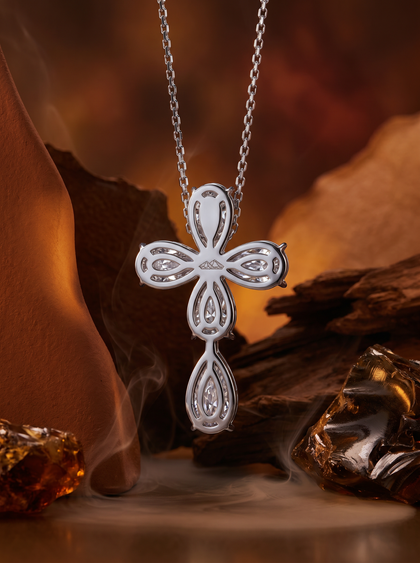 Подвеска с бриллиантами 3 ct — фото 3