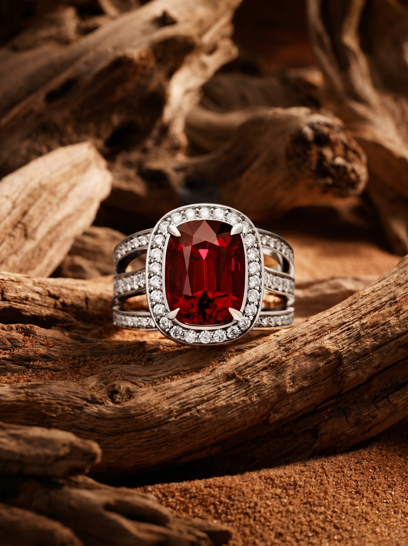 Кольцо со шпинелью 4.6 ct
