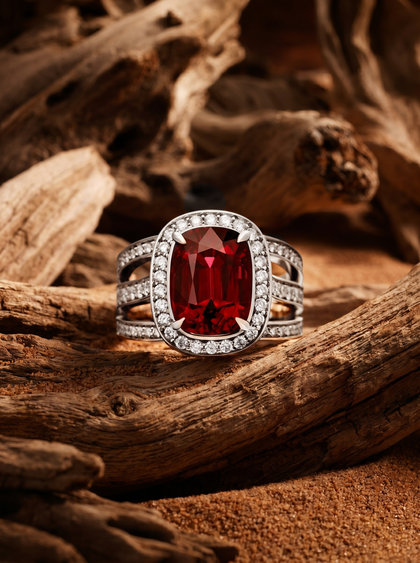 Кольцо со шпинелью 4.6 ct, ring, white-gold, с spinel, GRIGOF