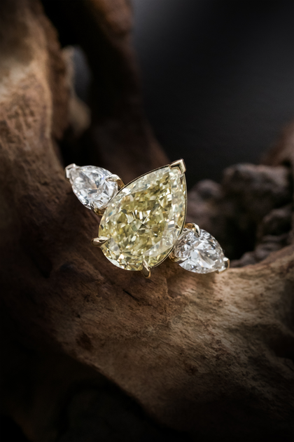 Кольцо с бриллиантом 5 ct , ring, white-gold, с diamond, GRIGOF