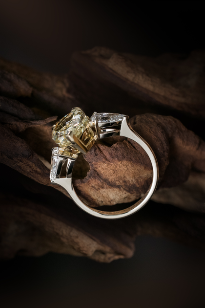 Кольцо с бриллиантом 5 ct — фото 2
