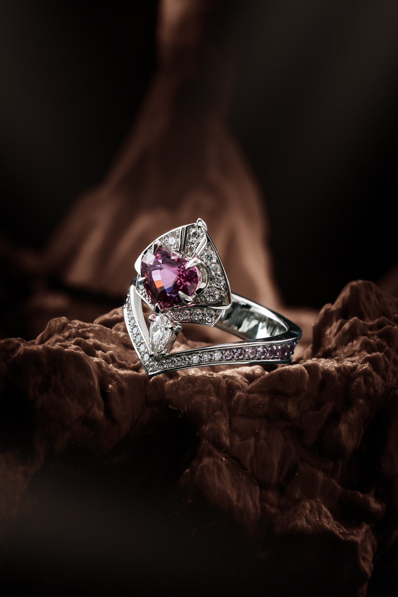 Кольцо с сапфиром 1.6 ct