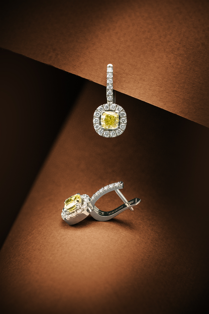 Серьги с бриллиантами 2.0 ct — фото 2