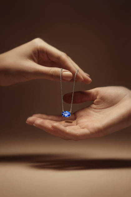 Подвеска с танзанитом 4.3 ct — фото 2