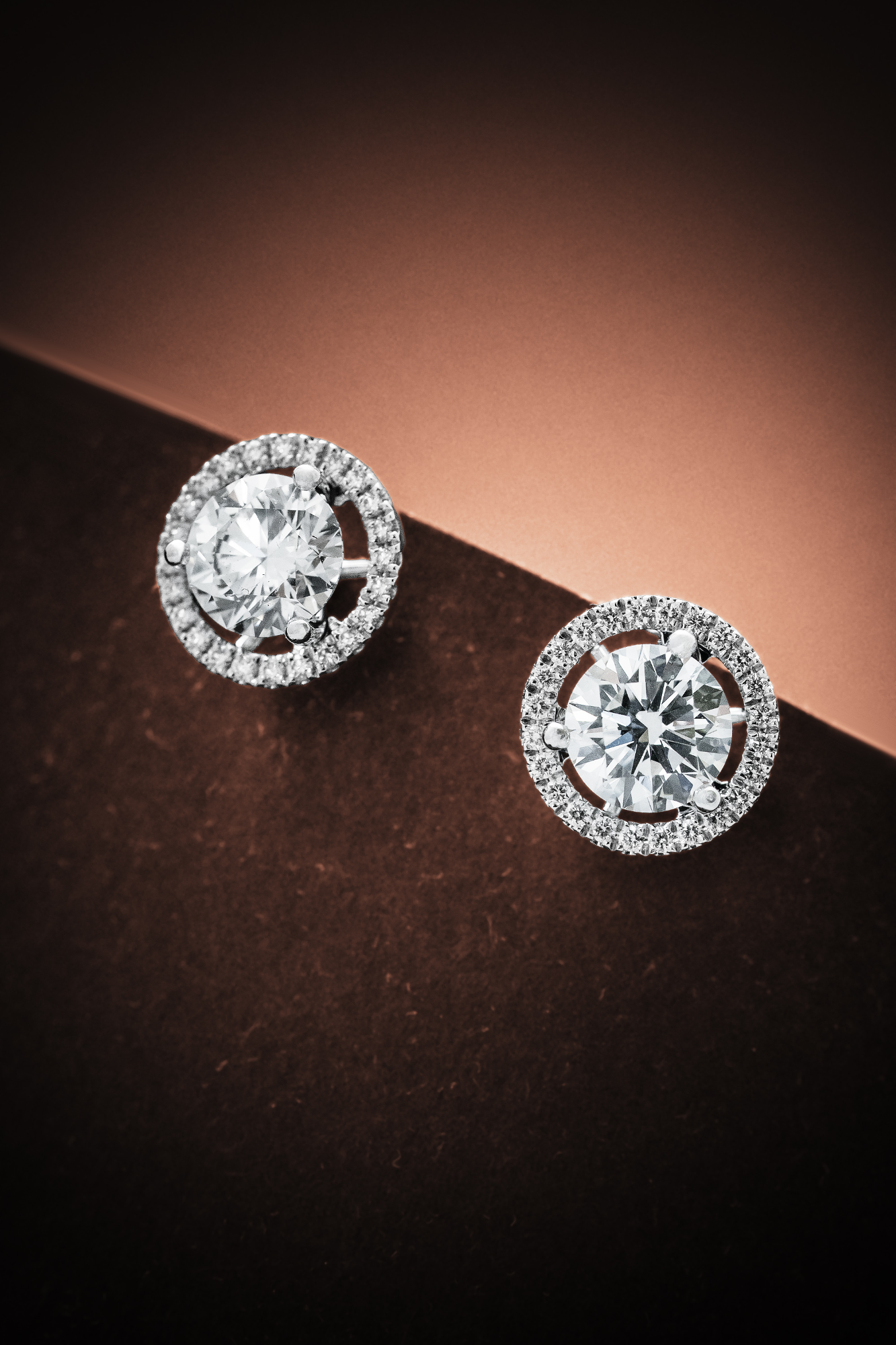 Серьги с бриллиантами 1.0 ct