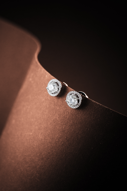 Серьги с бриллиантами 1.0 ct — фото 2