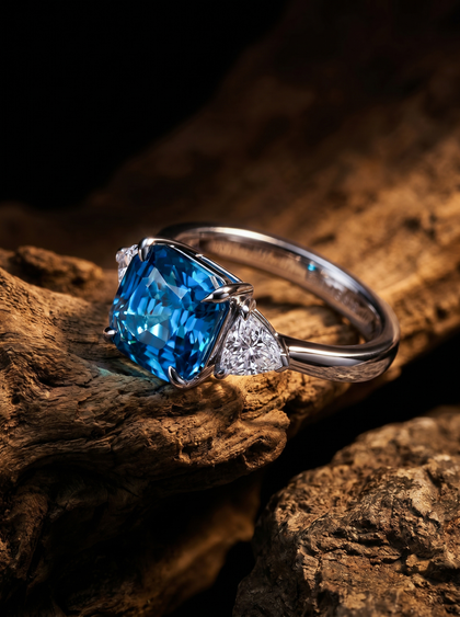 Кольцо с турмалином 3.9 ct  — фото 2