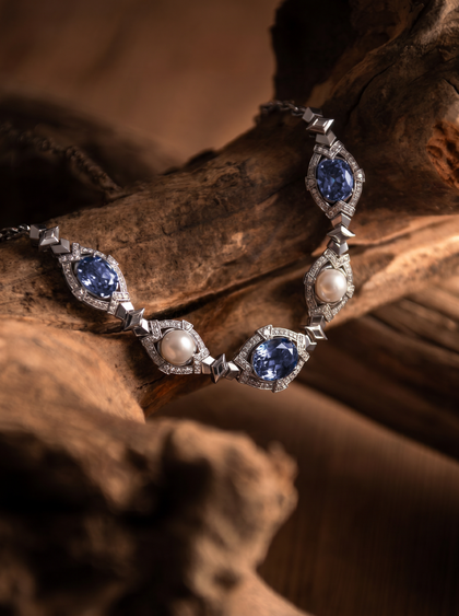 Браслет с аметистами , bracelet, white-gold, с amethyst, GRIGOF
