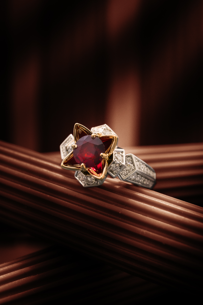 Кольцо с рубином 1.0ct — фото 2