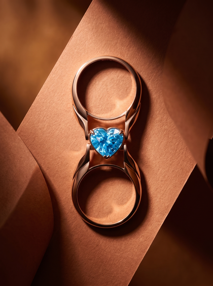 Кольцо с цирконом 5.80 ct , ring, rose-gold, с zircon, GRIGOF