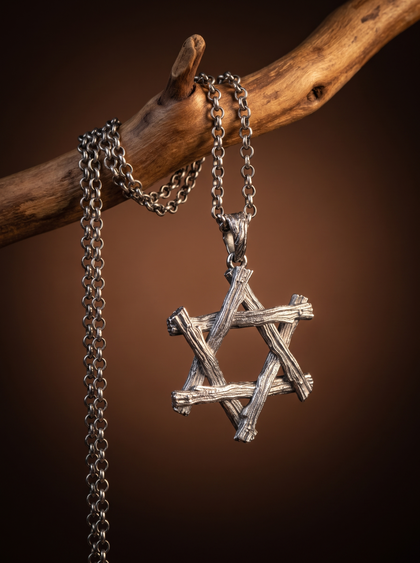 Подвеска "Звезда Давида" , pendant, platinum, GRIGOF
