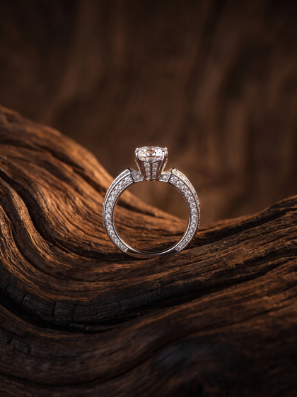 Кольцо "Выбор" с бриллиантом 3.0 ct  — фото 3