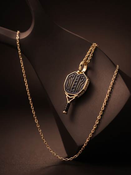 Подвеска "Падел" , pendant, yellow-gold, GRIGOF
