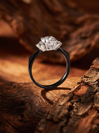 Кольцо с бриллиантом 1.0 ct  — фото 2