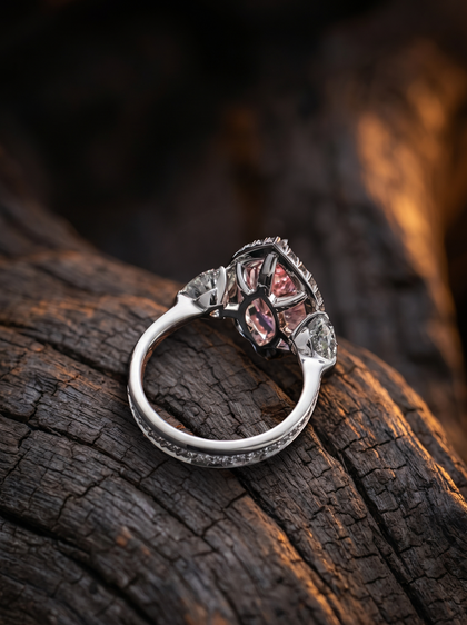 Кольцо с бриллиантом 4.0 ct  — фото 3