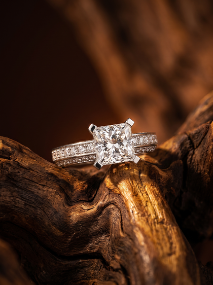 Кольцо с бриллиантом 2.0 ct — фото 3