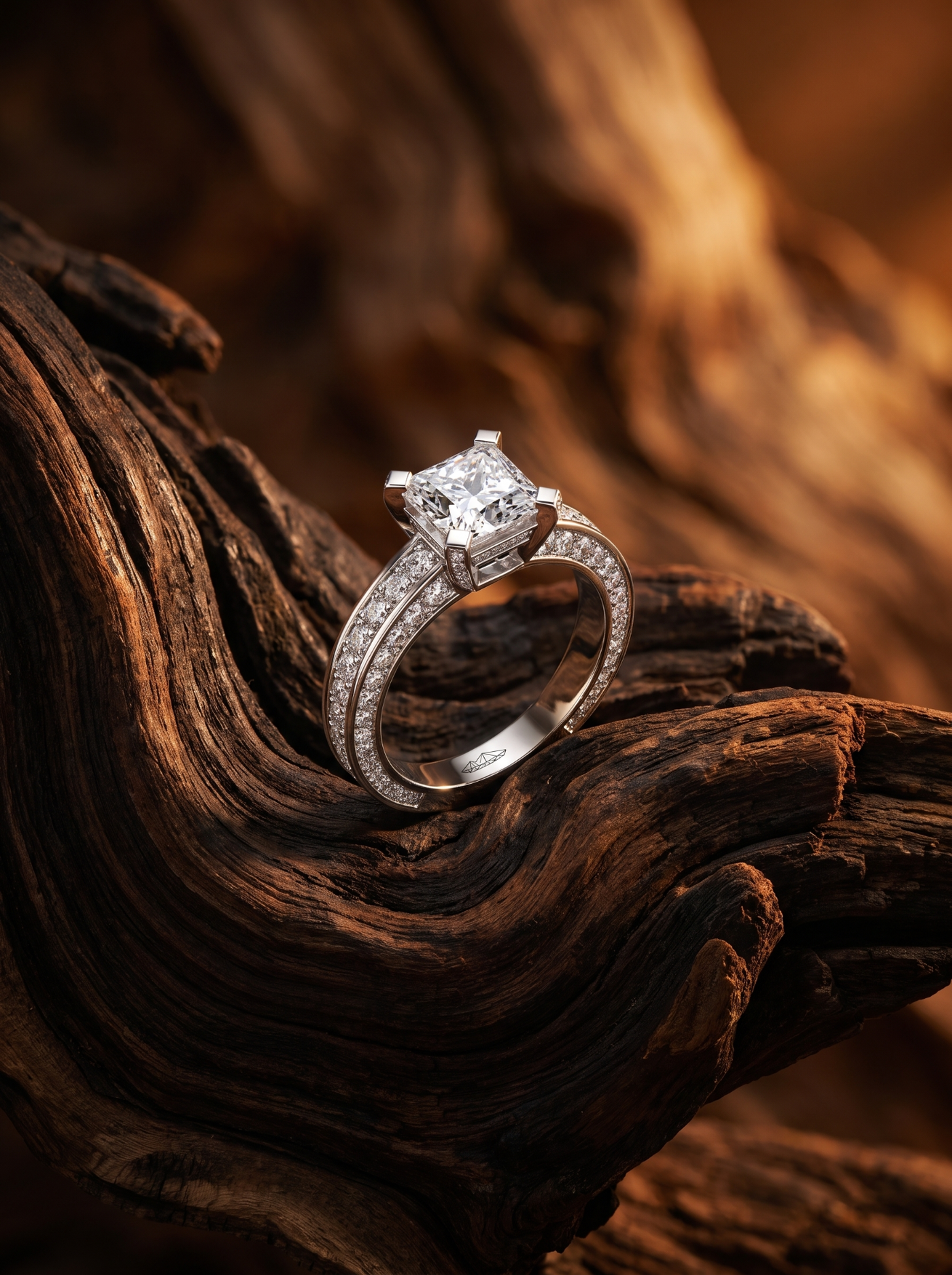 Кольцо с бриллиантом 2.0 ct