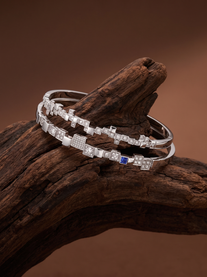 Браслеты с бриллиантами , bracelet, white-gold, GRIGOF