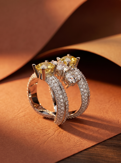 Кольцо с бриллиантами , ring, white-gold, с diamond, GRIGOF