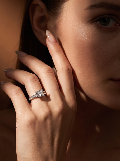 Кольцо с бриллиантом 2.0 ct — фото 4